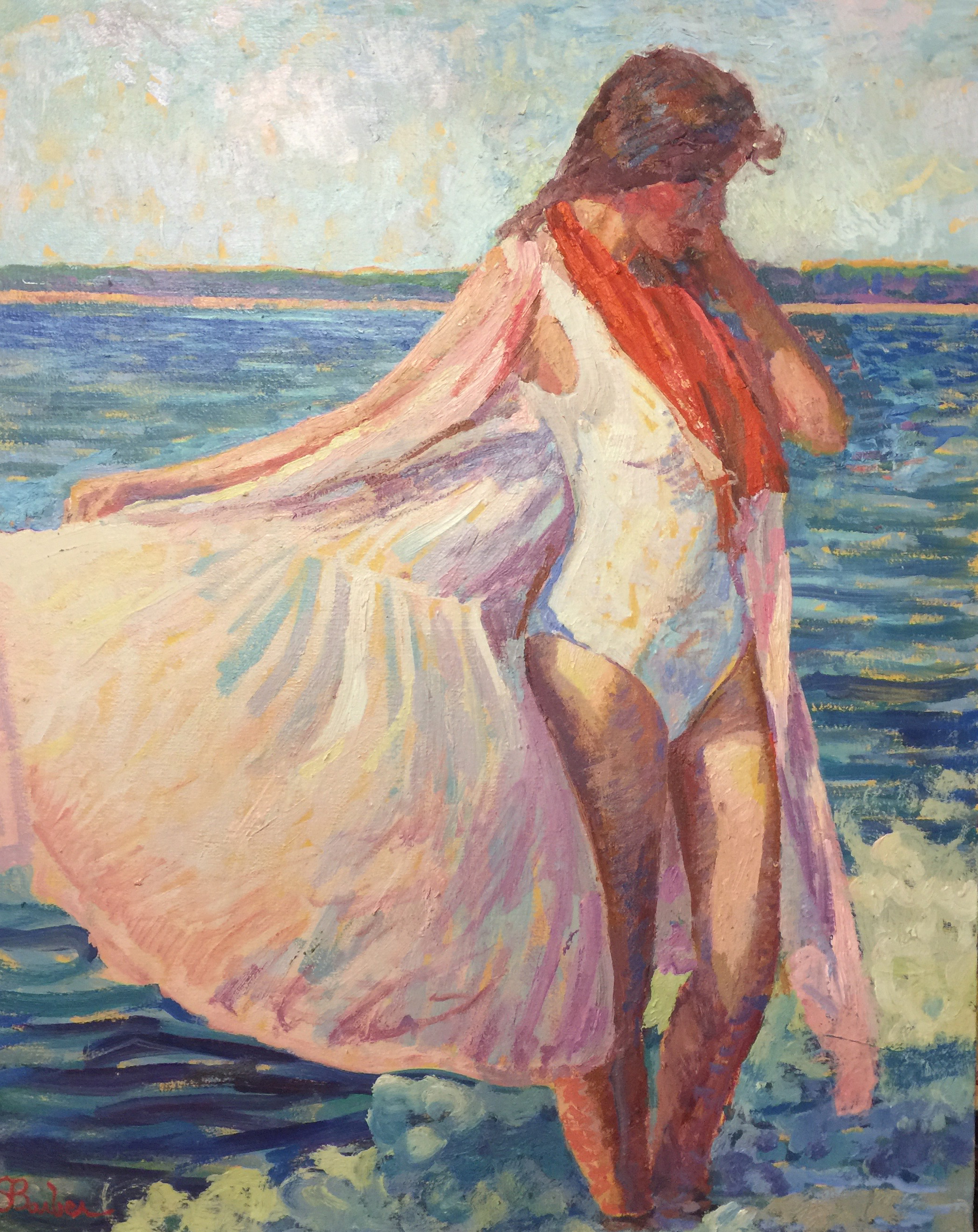By the Seashore  | 24 x 30  | Oil on canvas