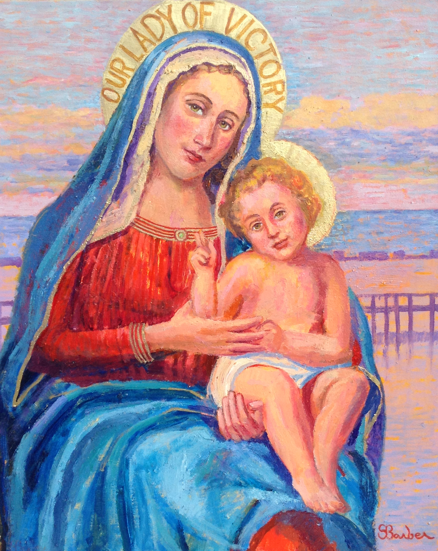 Our Lady Of Victory |  24 x 30 |  Oil on canvas
