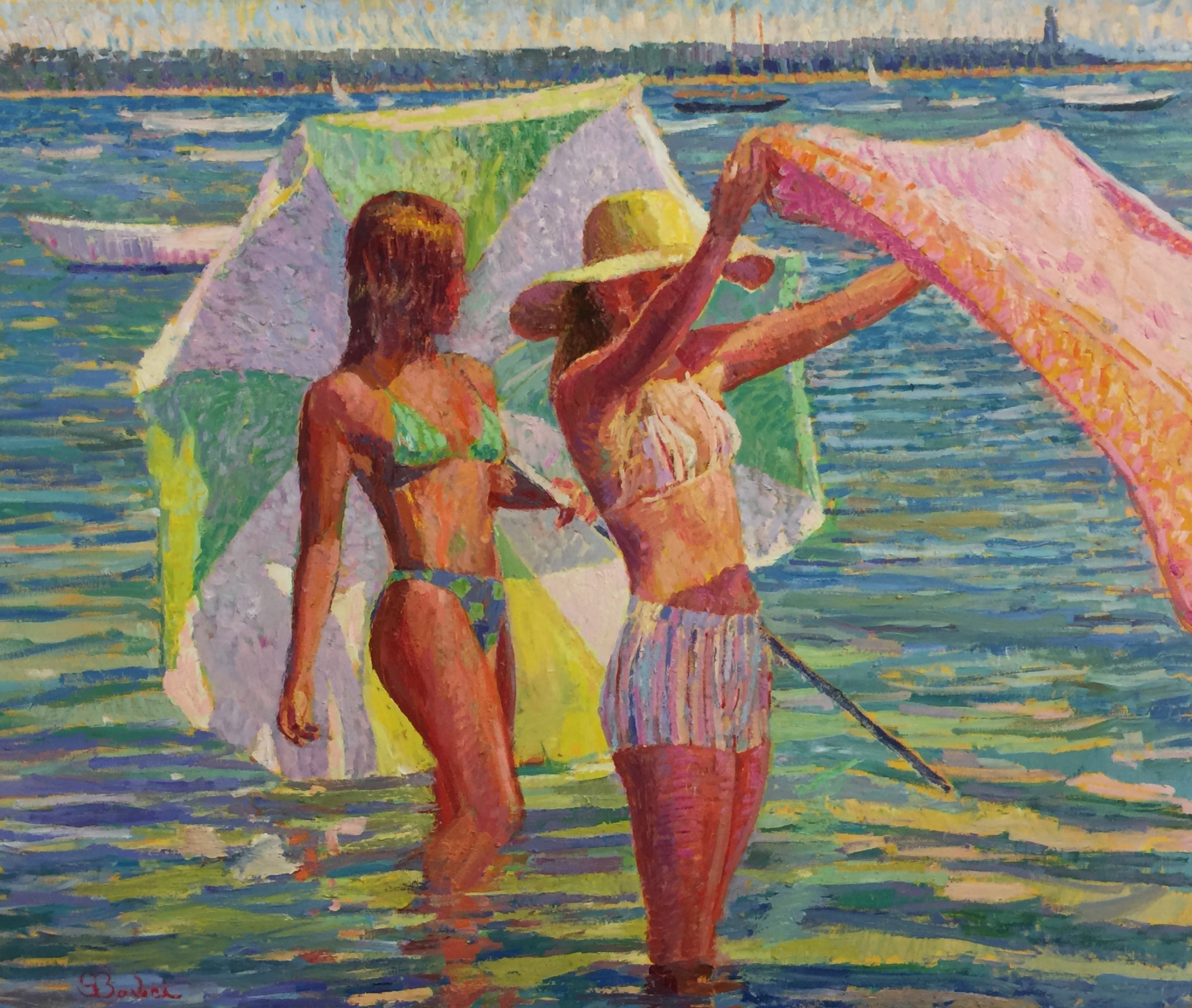 Summertime Hyannis Port | 40 x 48  | Oil on canvas